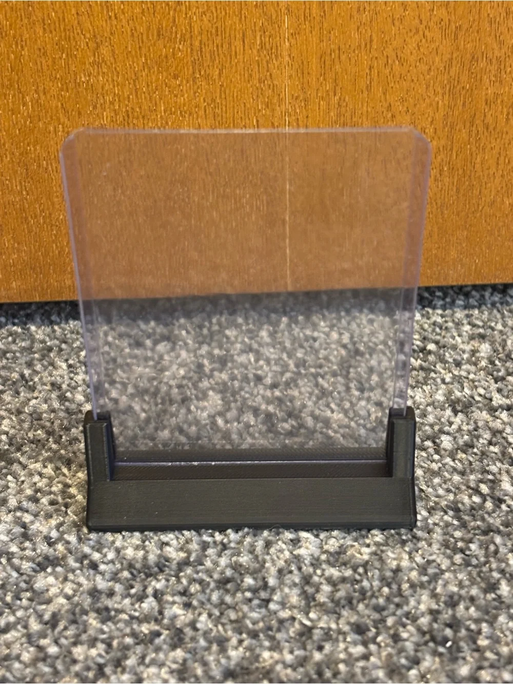 (5) Aqua Trading Card Single Top Loader Display Stand (Set of 5) - Picture 6 of 8